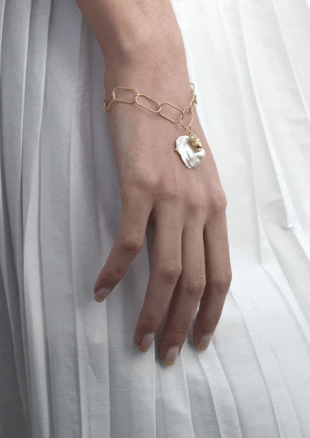 Tyche Mini Galini Pearl Statement Bracelet