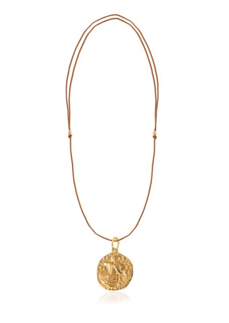 Aquarius Zodiac Cord Necklace