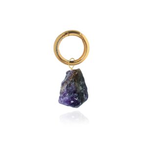Purple Amethyst Keyring