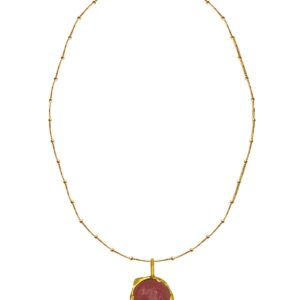 Athéna Cameo Jasper Kronus Necklace
