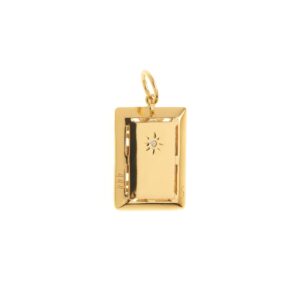 Angel Rectangular Charm