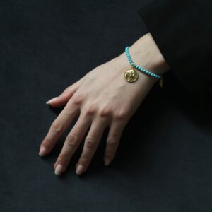 Athéna Turquoise Howlite Bracelet