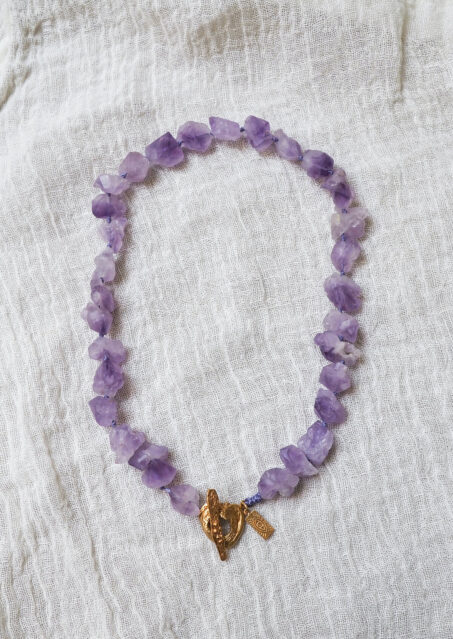 Bougainvillea Amethyst Necklace