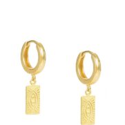 Delian Slip On Earrings Gold Vermeil