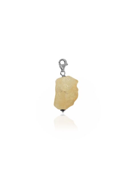Citrine Clip On Silver