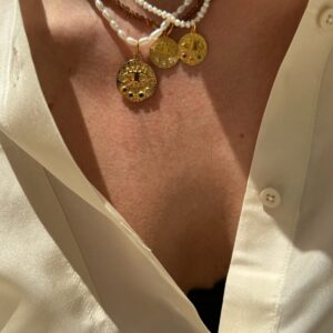 Colorful Pearl Charms Necklaces