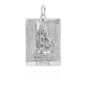 Devil Square Tarot Charm