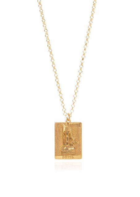 Devil Tarot Thin Chain