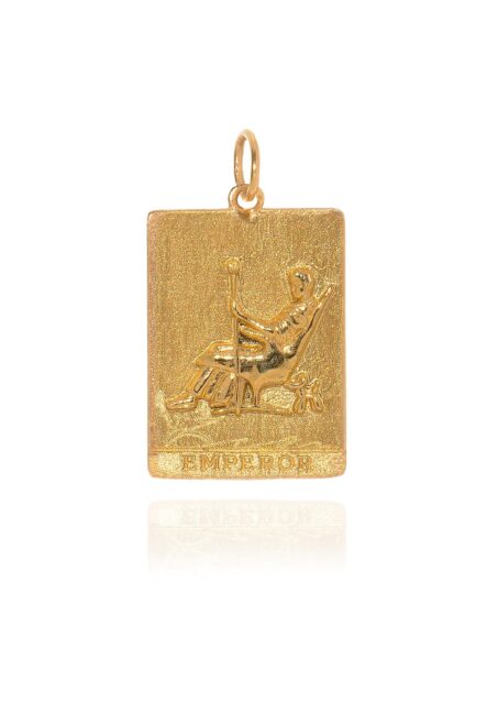 Emperor Square Tarot Charm