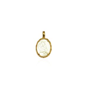 Eros Cameo Pearl Charm