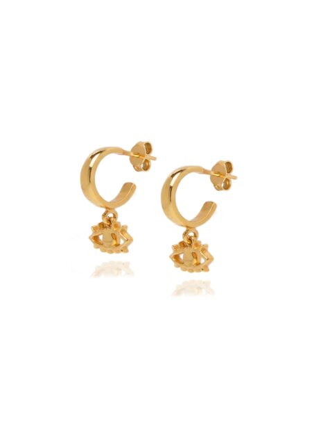 Eye Mini Hoops