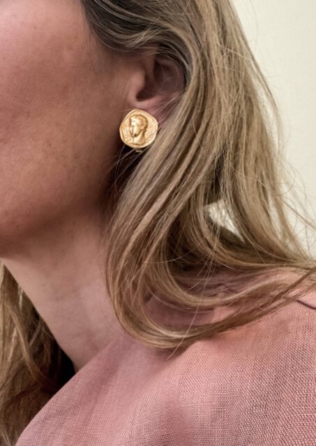 Hermis Clip Earrings