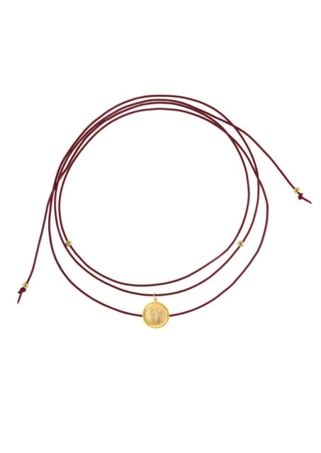 Hercules Fine Leather Necklace