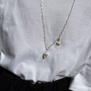 Sun Mini Clip On Lost Sea Diamond Cut Necklace