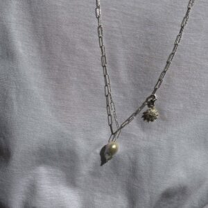 Sun Mini Clip On Lost Sea Diamond Cut Necklace