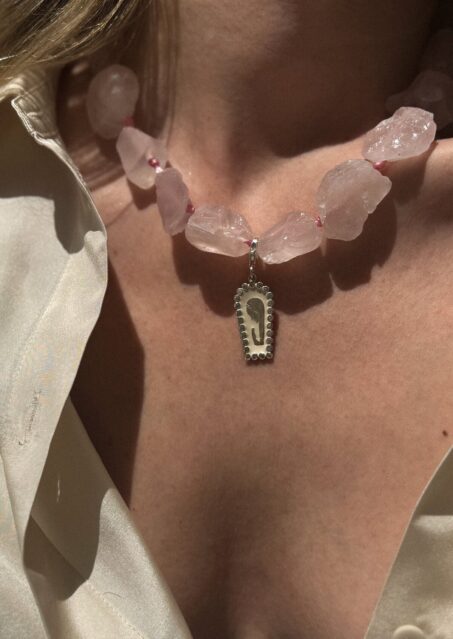 Rose Quartz Venetia Necklace
