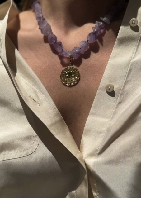 Amethyst Rock Kressida Large Necklace