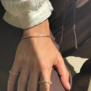 Diamante Chain Ring