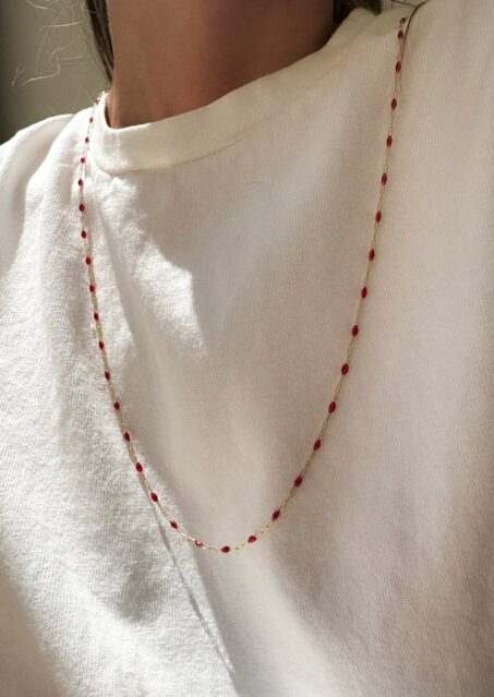 Red Enamel Chain