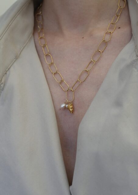Tyche Mini & Pearl Statement Chain