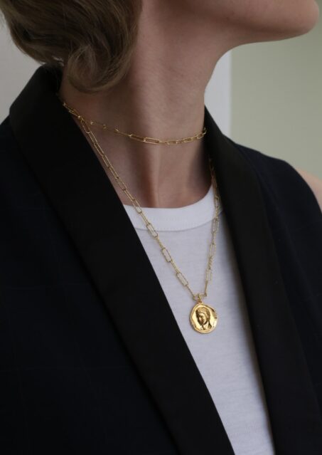 Hermis Large Diamond Cut Chain