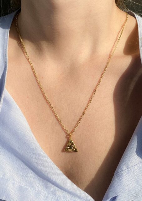 KRESSIDA SMALL PYRAMIS NECKLACE