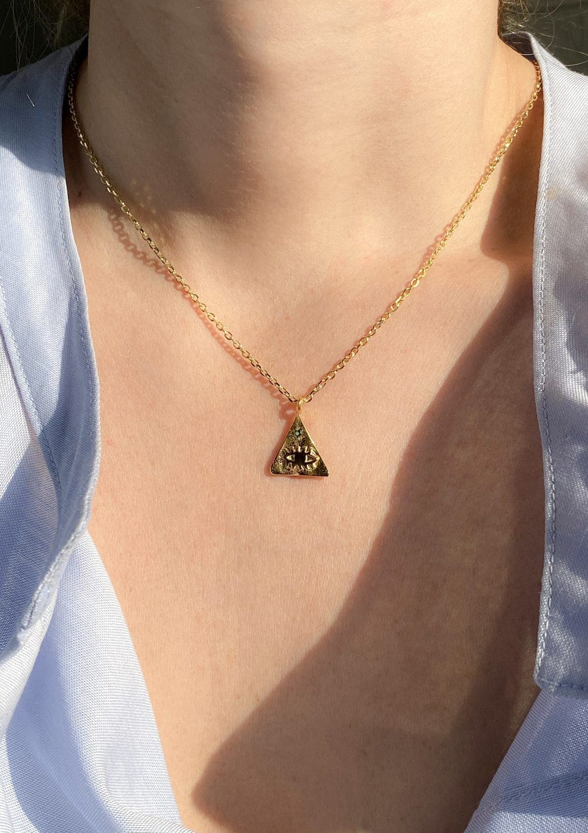 KRESSIDA SMALL PYRAMIS NECKLACE