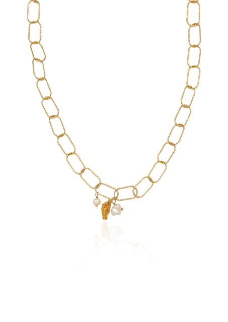 Tyche Mini & Pearl Statement Chain