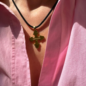 King Neptune Statement Suede Necklace