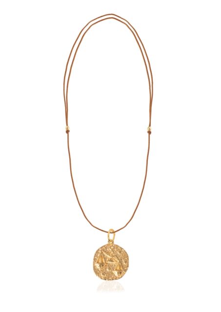 Libra Zodiac Cord Necklace