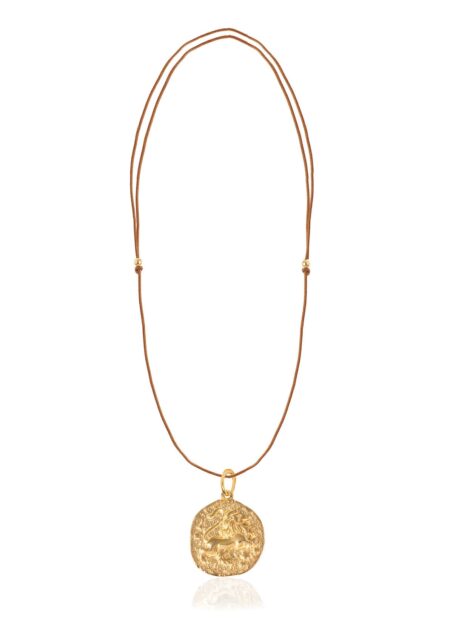 Leo Zodiac Cord Necklace