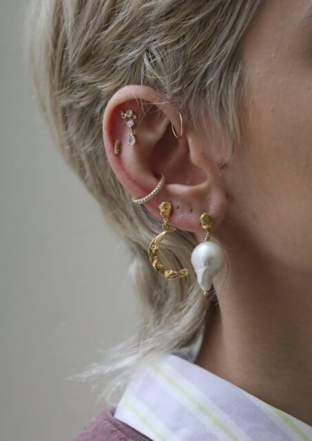 Méliès Moon & Baroque Pearl Earrings
