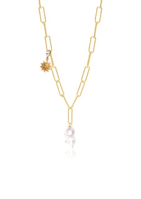 Sun Mini Clip On Lost Sea Diamond Cut Necklace
