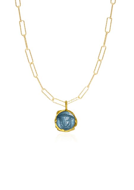 Medusa Spinel Diamond Cut Chain Necklace