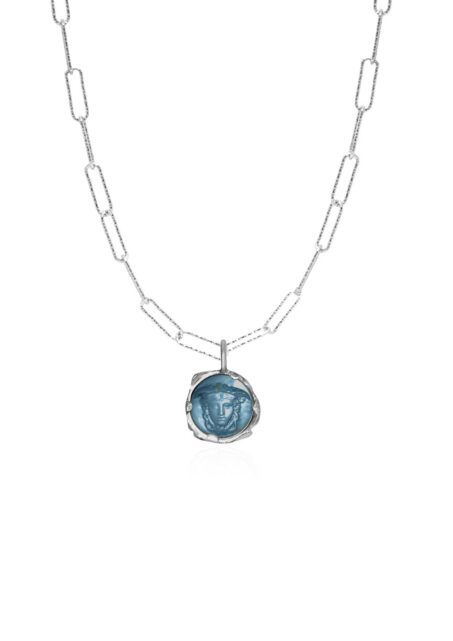 Medusa Spinel Diamond Cut Chain Necklace