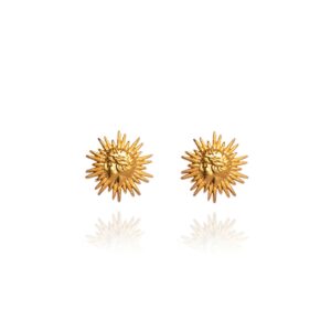 Mini Gold Sun Earrings