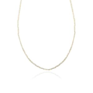 Moon Stone Thin Necklace