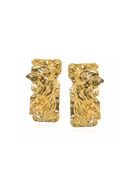 Nike Foil Earrings Gold
