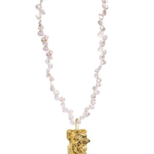 Nike Foil Flower Pearl Necklace