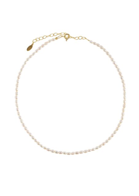 Oval Pearl Necklace