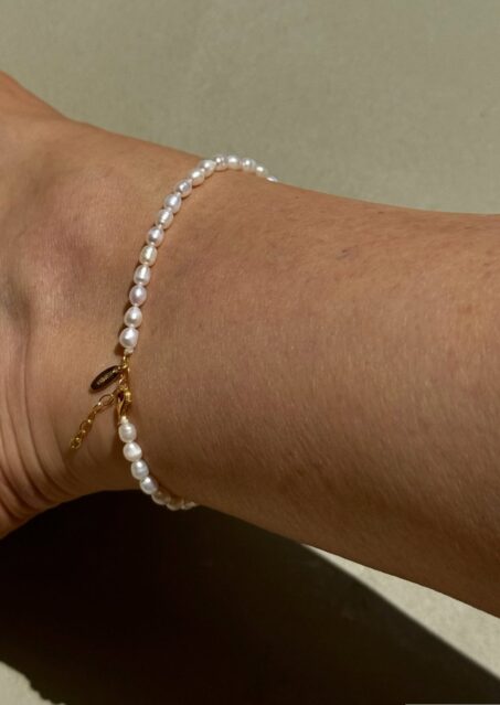 Oval Pearl Anklet
