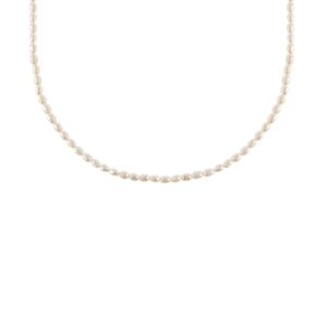Oval Pearl Necklace