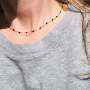 Black Enamel Chain