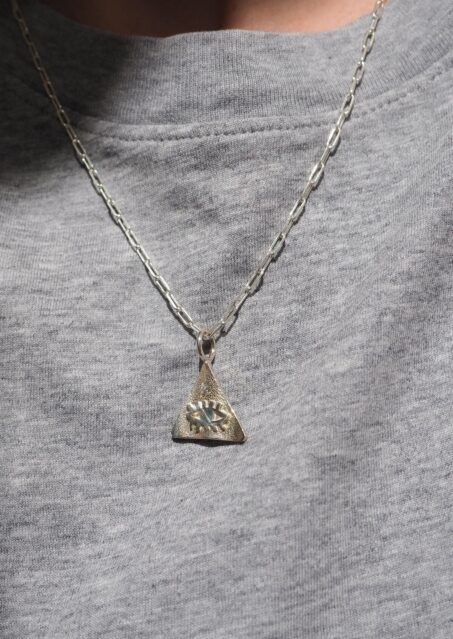 Kressida Turquoise Small Pyramis Versatile Chain