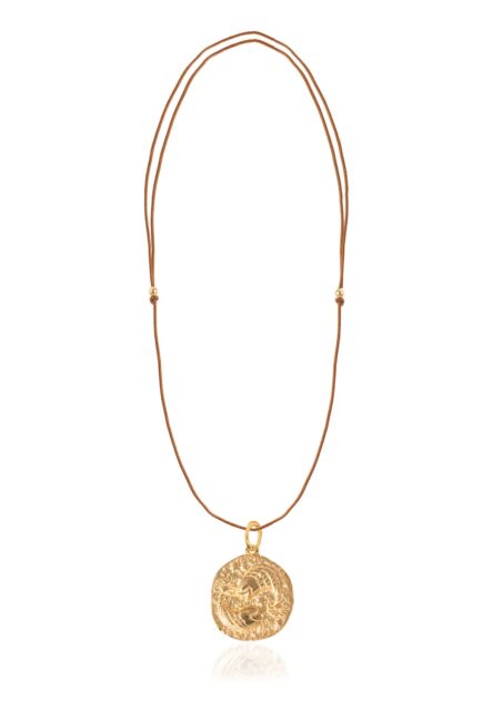 Pisces Zodiac Cord Necklace