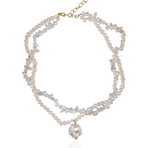 Pearl Tangled Necklace