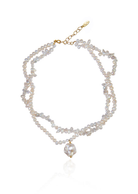Pearl Tangled Necklace