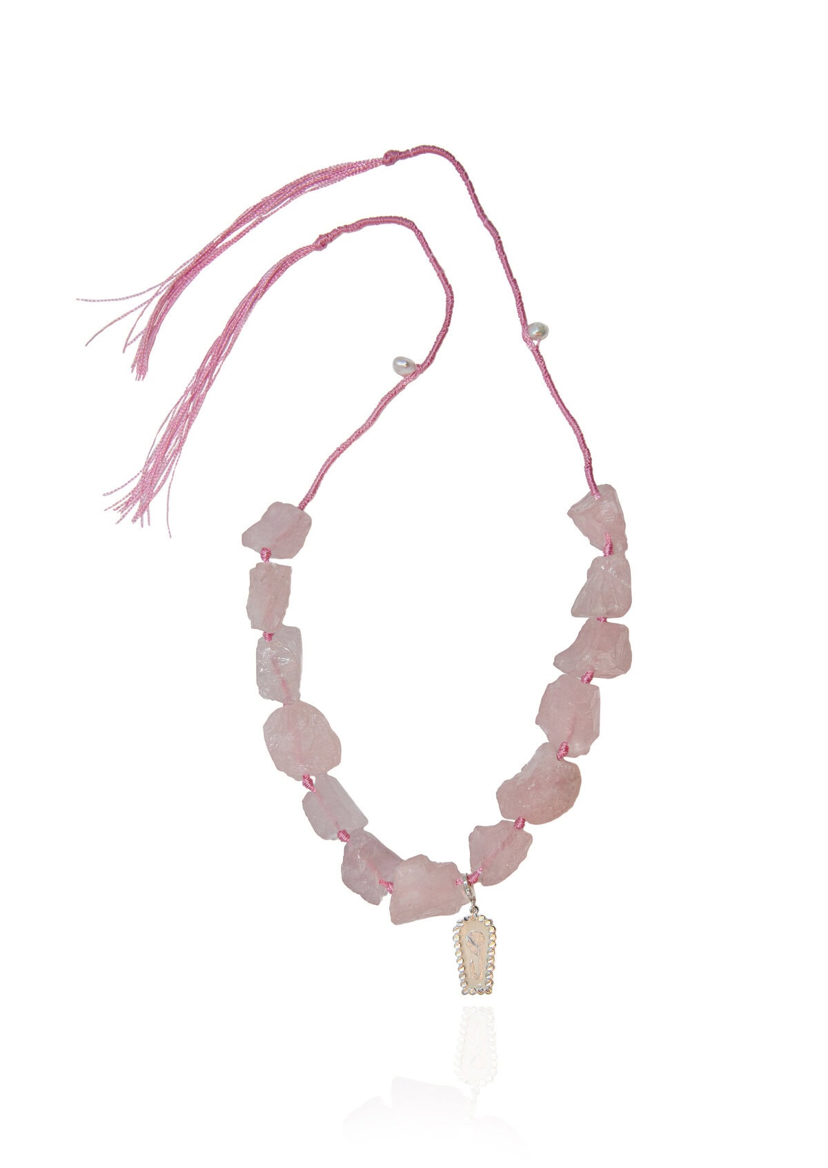 Rose Quartz Venetia Necklace Rose Quartz Venetia Necklace
