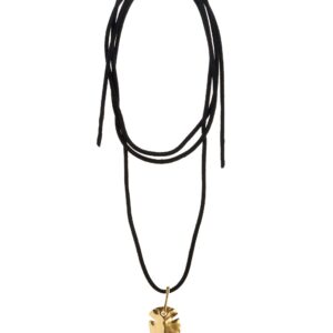 Sepia Large Ebony Suede Necklace