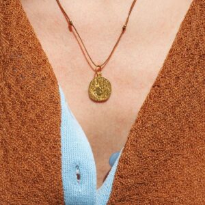 Taurus Zodiac Cord Necklace
